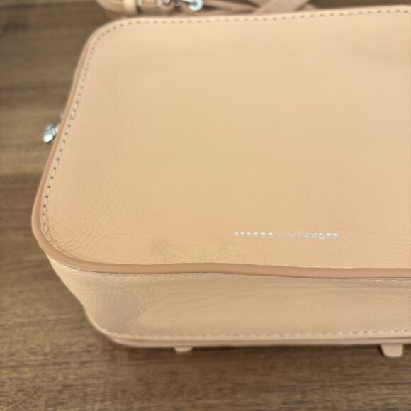 Rebecca Minkoff Nanine Light Vachetta Peach Leather Crossbody New - Picture 10 of 13